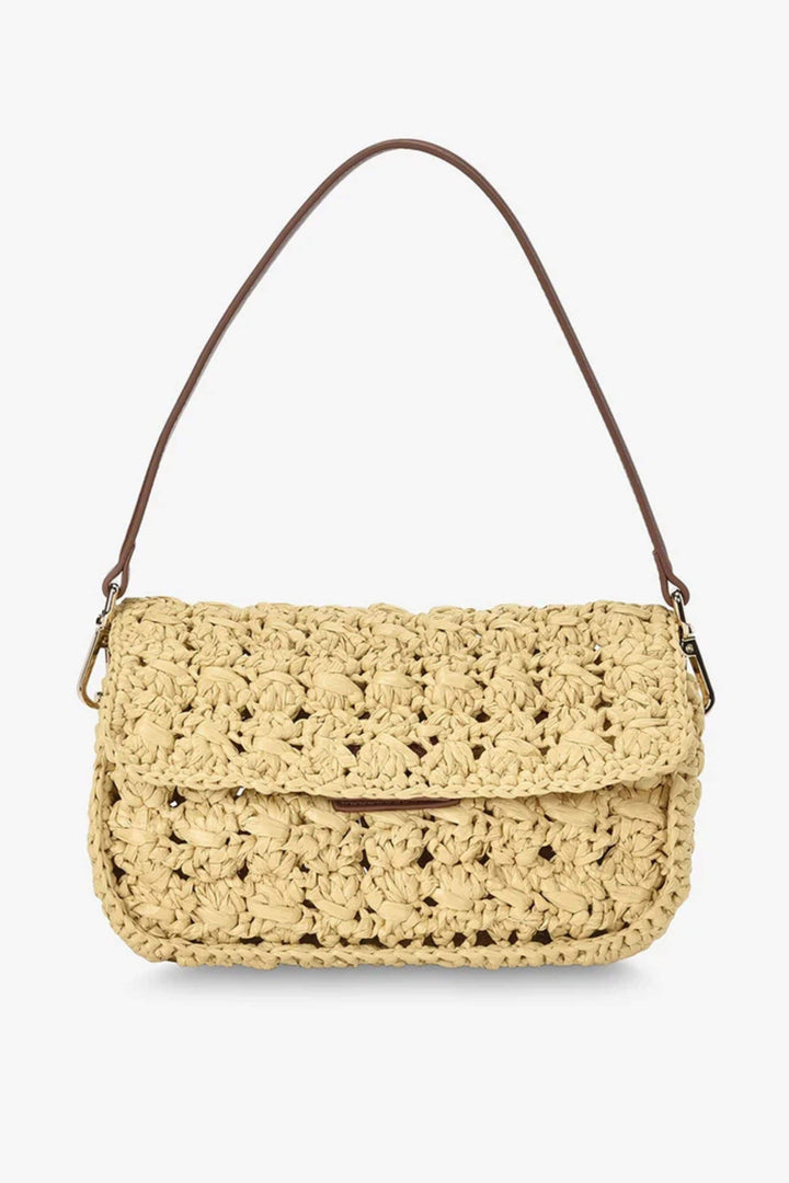 ARLINGTON MILNE BAG RAFFIA THEA SHOULDER BAG - TH001