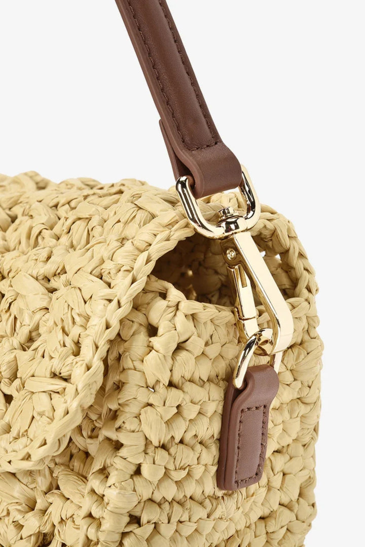 ARLINGTON MILNE BAG RAFFIA THEA SHOULDER BAG - TH001
