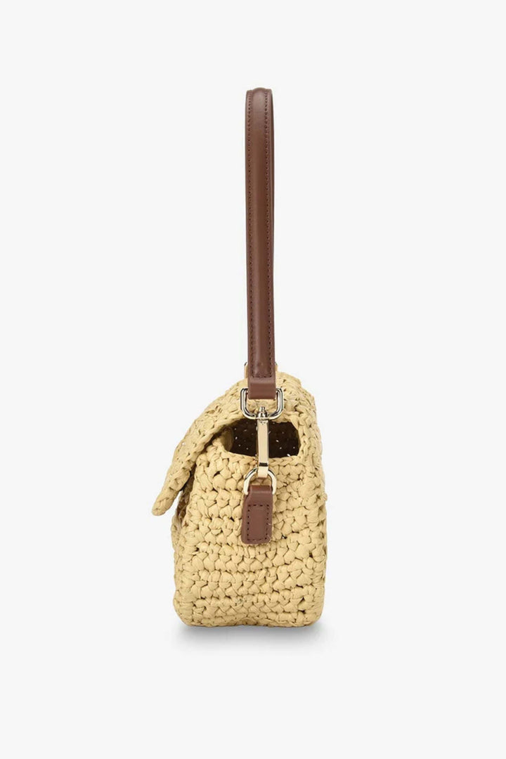 ARLINGTON MILNE BAG RAFFIA THEA SHOULDER BAG - TH001