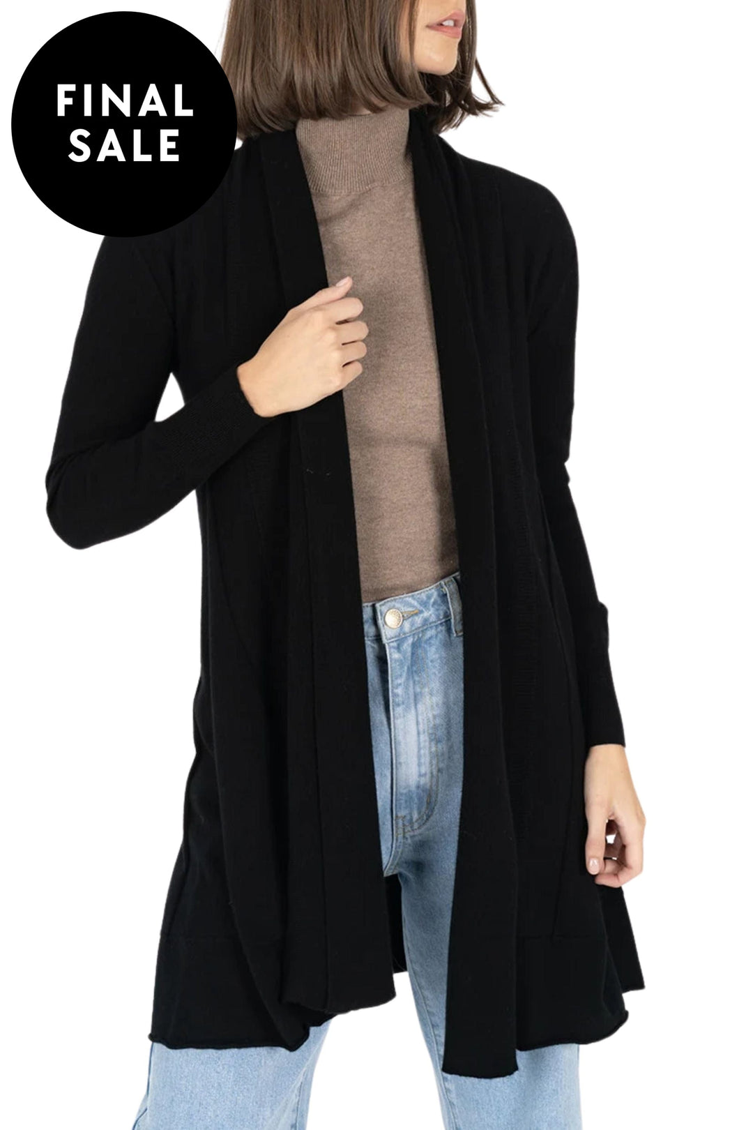HUMIDITY CARDIGAN BLACK / XS ARUBA CARDIGAN - HW25618