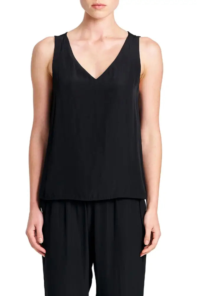 AUDREY TANK - F672703 8 / BLACK TOP