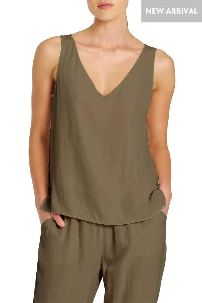 AUDREY TANK - F672703 8 / FOSSIL TOP