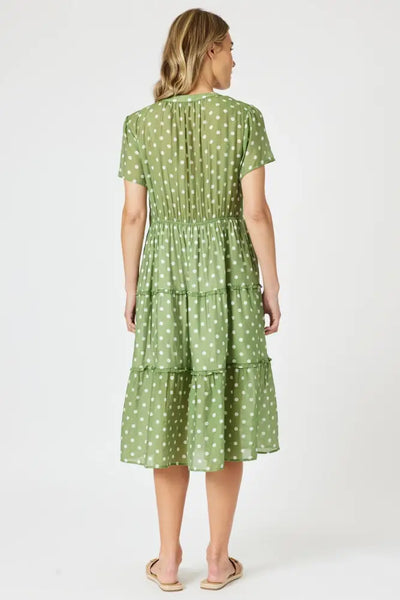 BASIL SPOT DRESS - 47697GS DRESS
