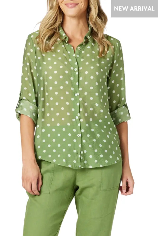 BASIL SPOT SHIRT - 47698GS SHIRT