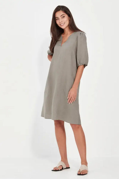 BECKY DRESS - 9878BR XS / THYME DRESS