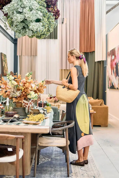 BELLE PRINT TANK DRESS - PP5709B DRESS