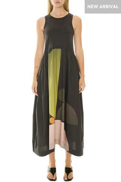 BELLE PRINT TANK DRESS - PP5709B DRESS