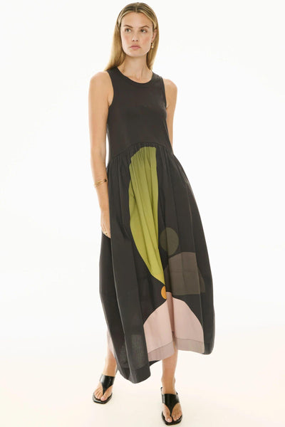 BELLE PRINT TANK DRESS - PP5709B DRESS