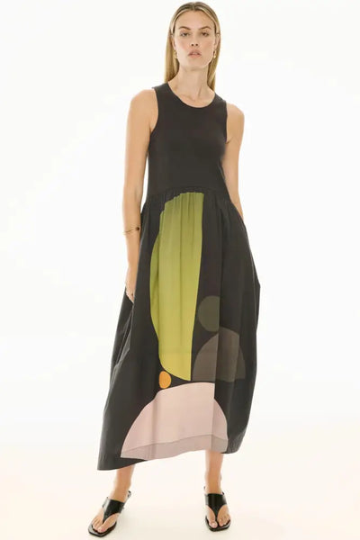 BELLE PRINT TANK DRESS - PP5709B DRESS