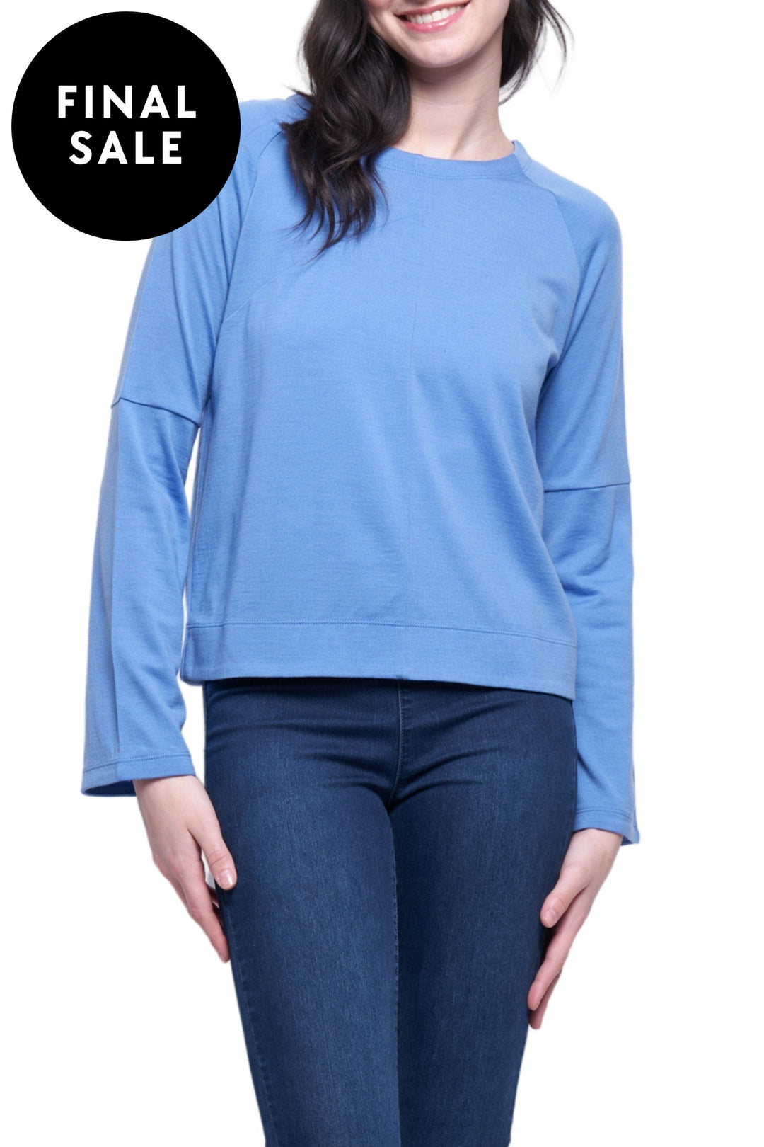 FOIL JUMPER S / BLUE BELONG TOGETHER SWEATER - FO7996