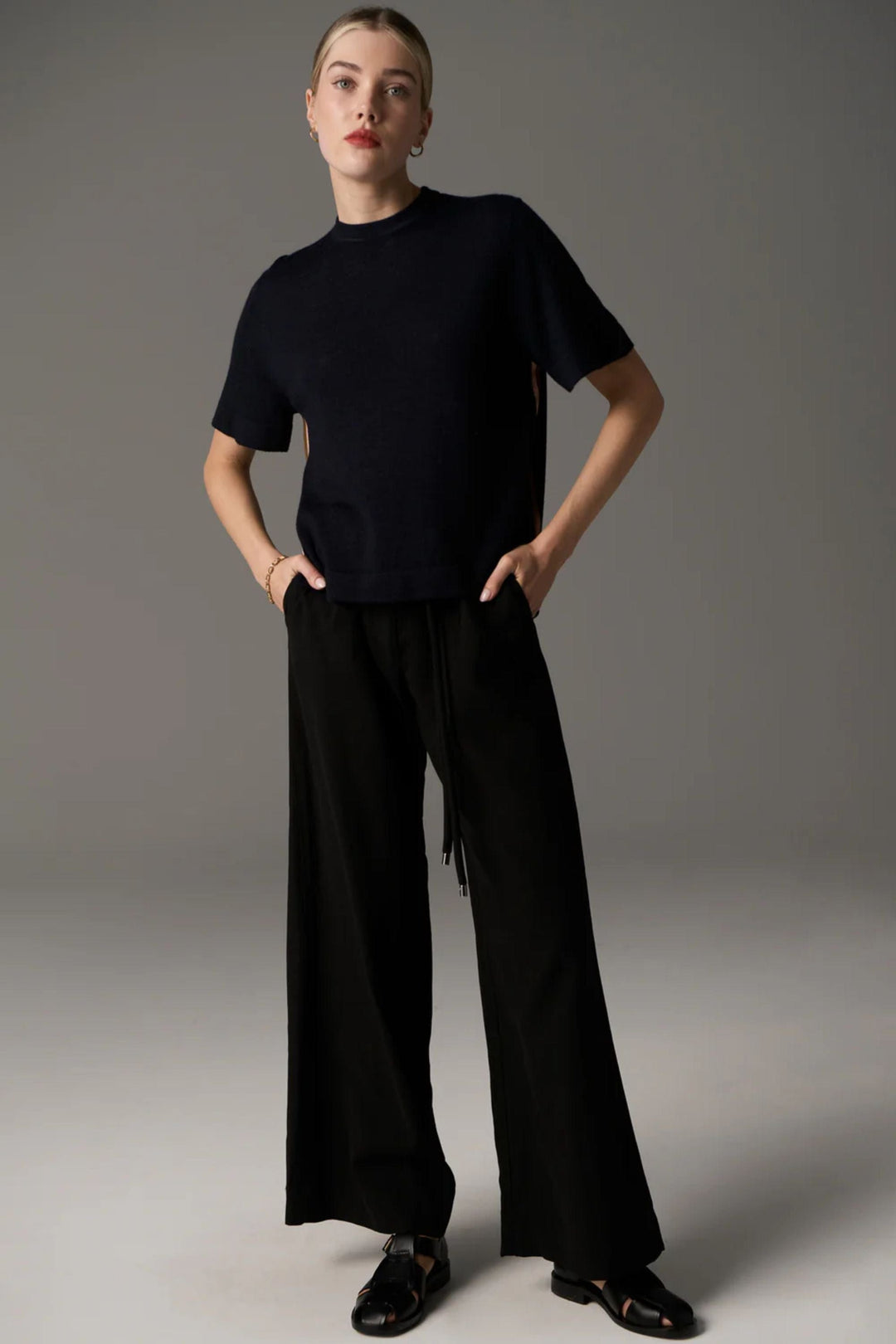 POL CLOTHING TOP BENNET KNIT TEE - PP5253