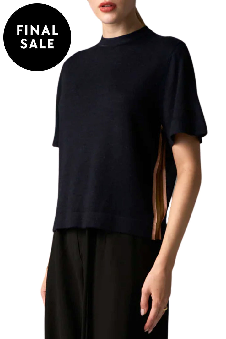 POL CLOTHING TOP XS / INK BENNET KNIT TEE - PP5253