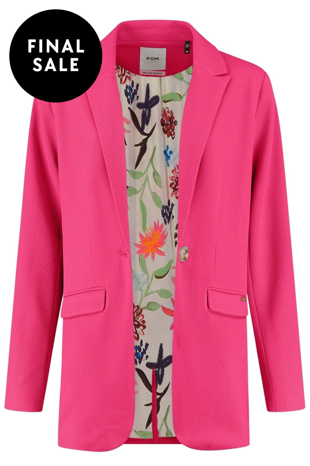 BLUSH PINK BLAZER - SP7329 JACKET