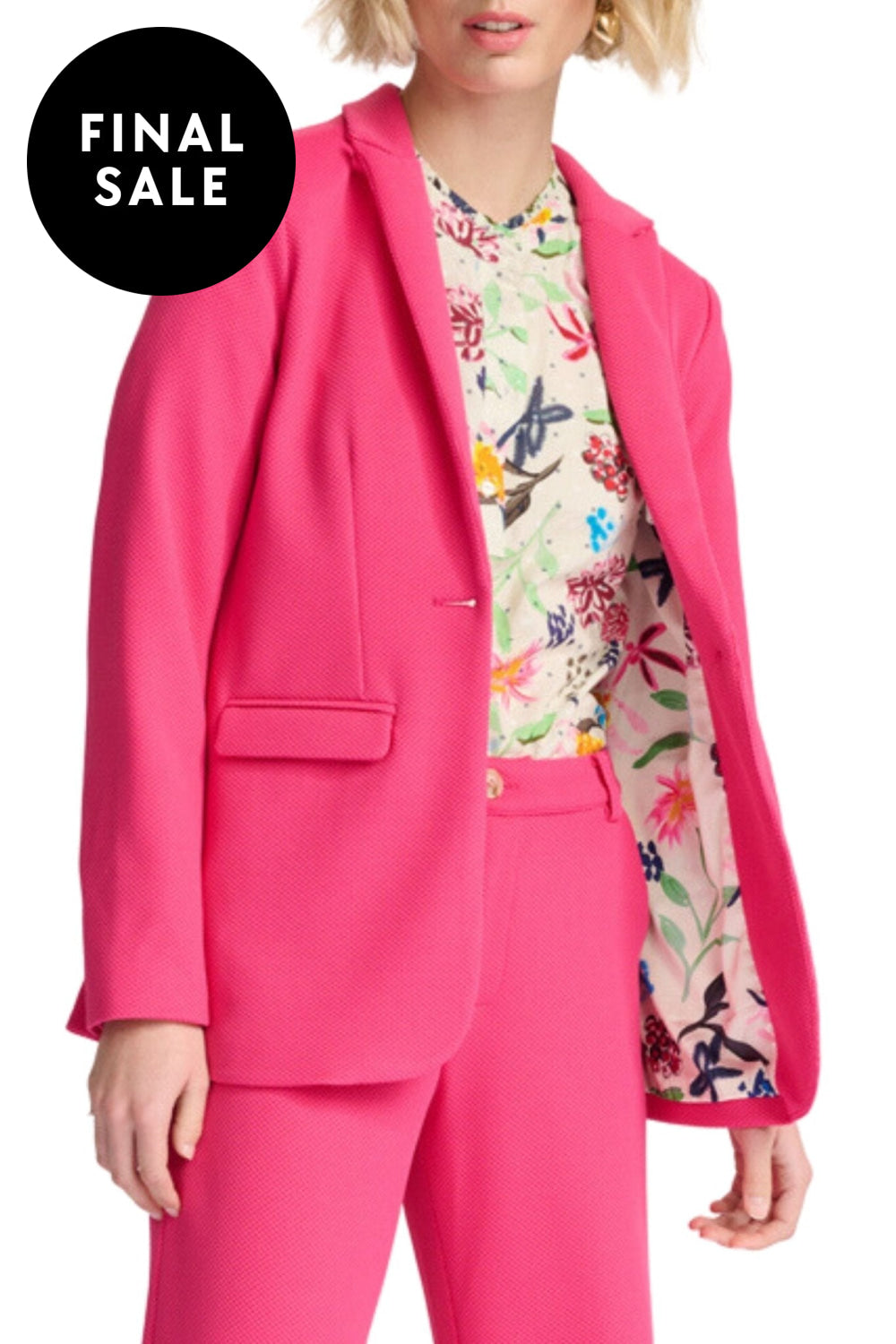 BLUSH PINK BLAZER - SP7329 JACKET