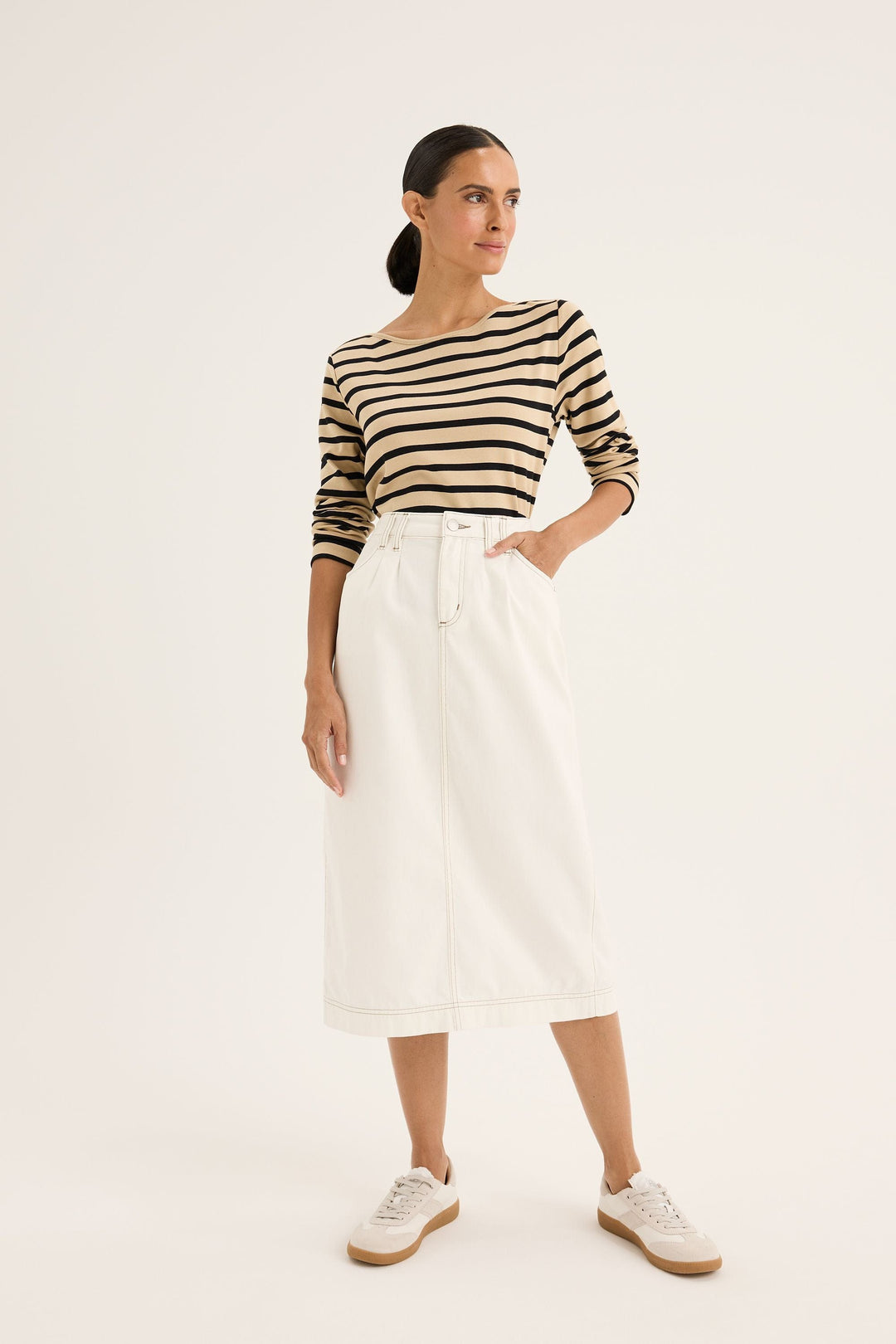 YARRA TRAIL TOP BOARDWALK TEE - YTWN3039