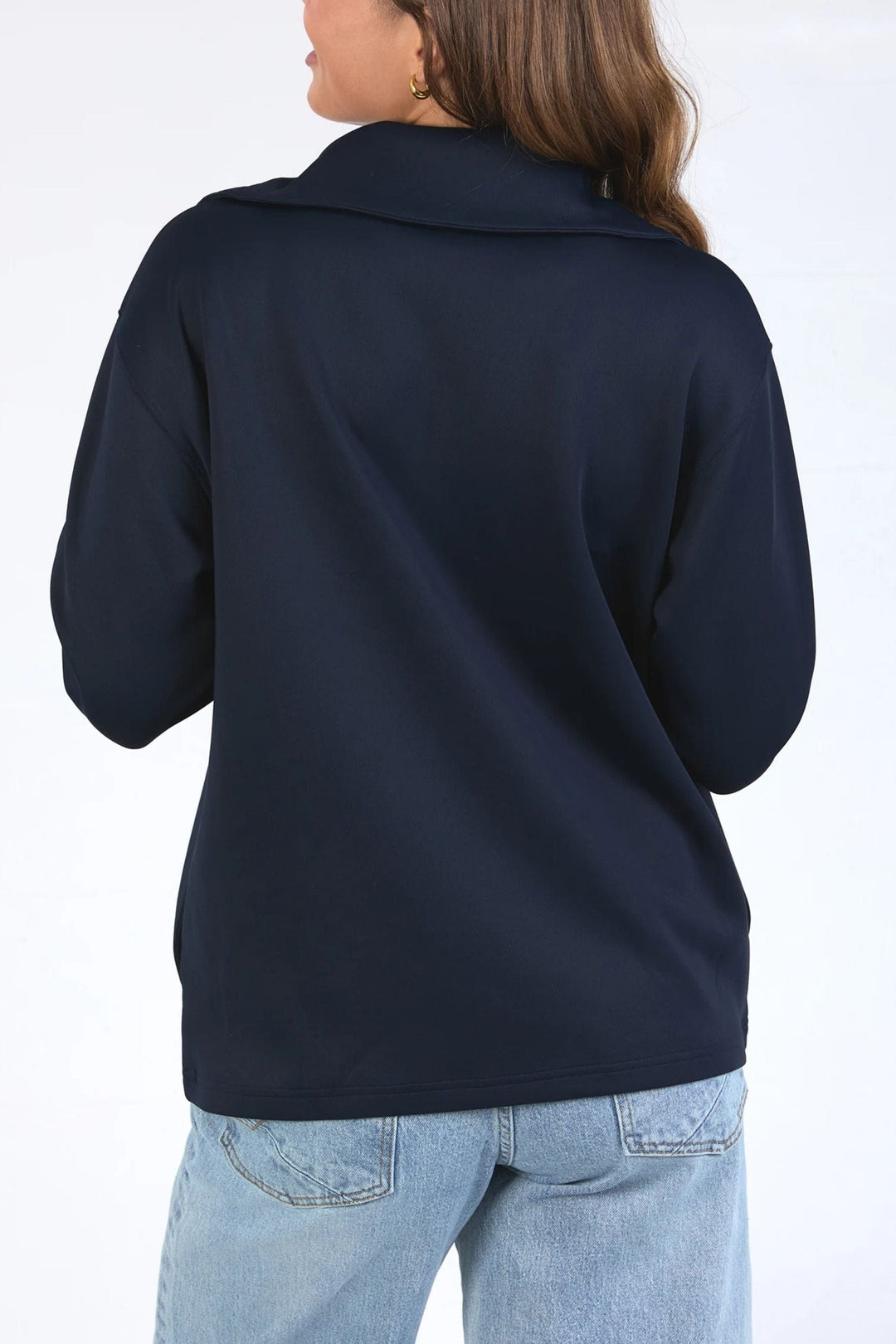 ELM TRACK TOP BONNIE HALF ZIP SWEAT - 81X4485