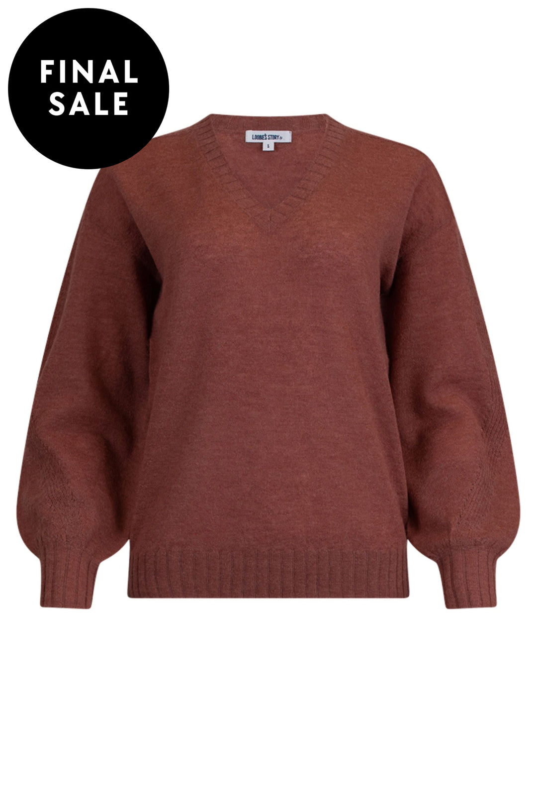 LOOBIES STORY JUMPER XS / WOODROSE BONNIE V SWEATER - LSK2515