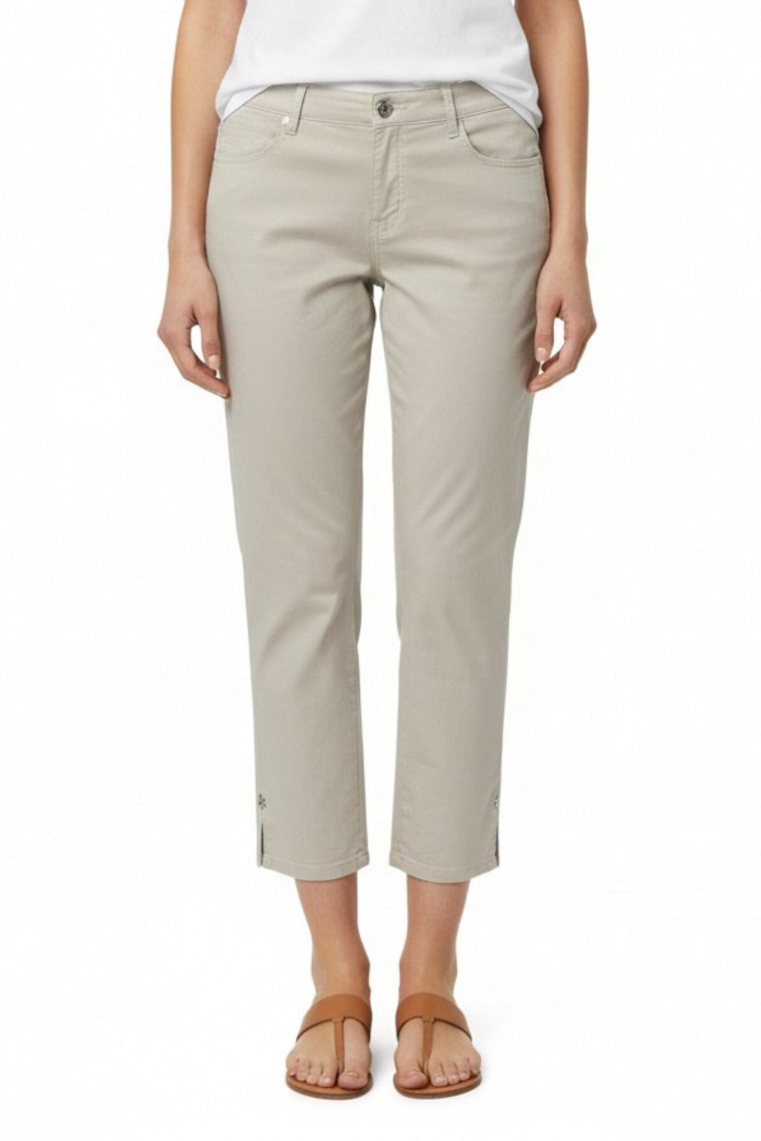 BRAX 3/4 PANT 8 / BEIGE MARY C PANT - 76-3208