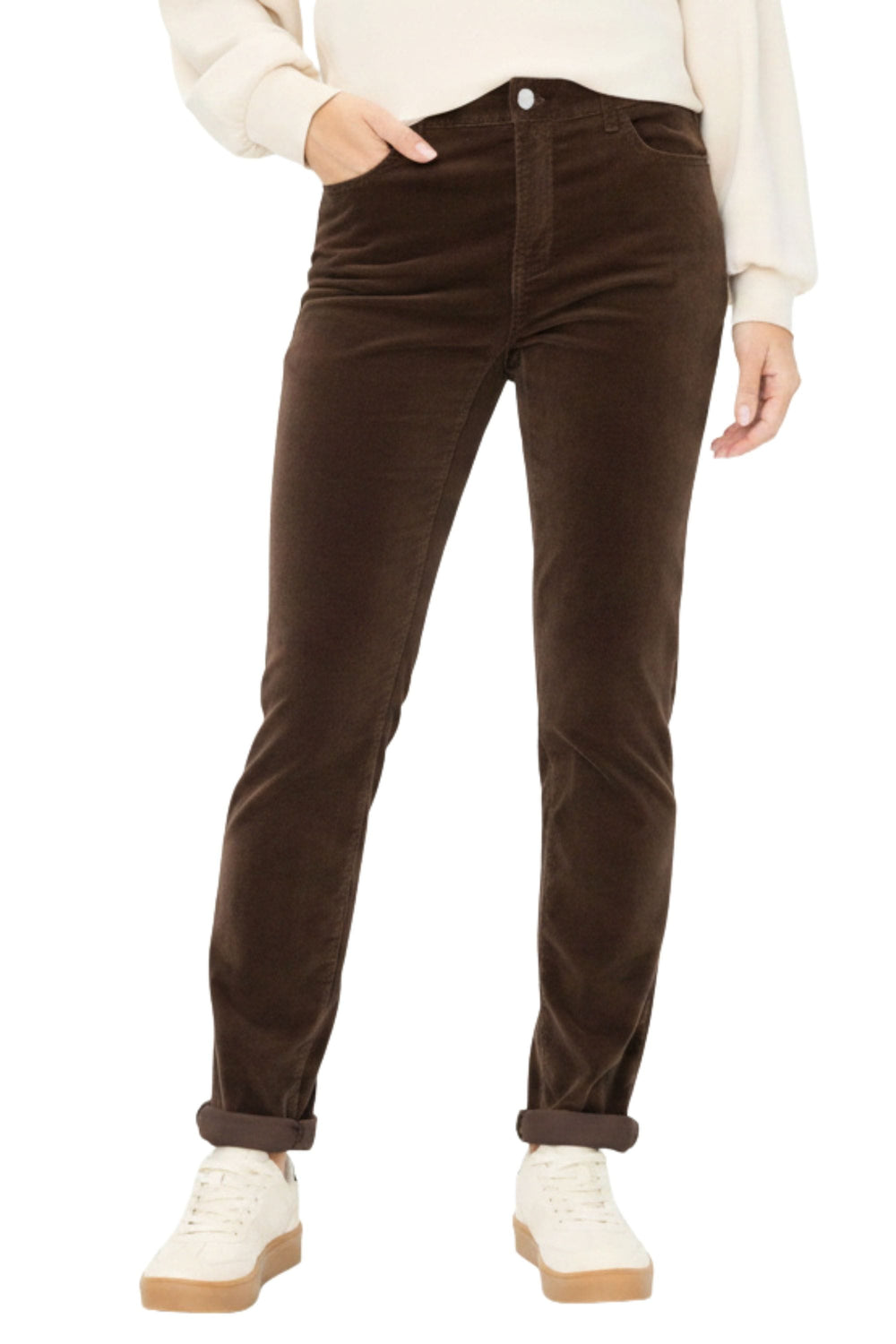 BRAX JEANS CHOCOLATE / 8 MARY VELVET JEAN - 77-1038