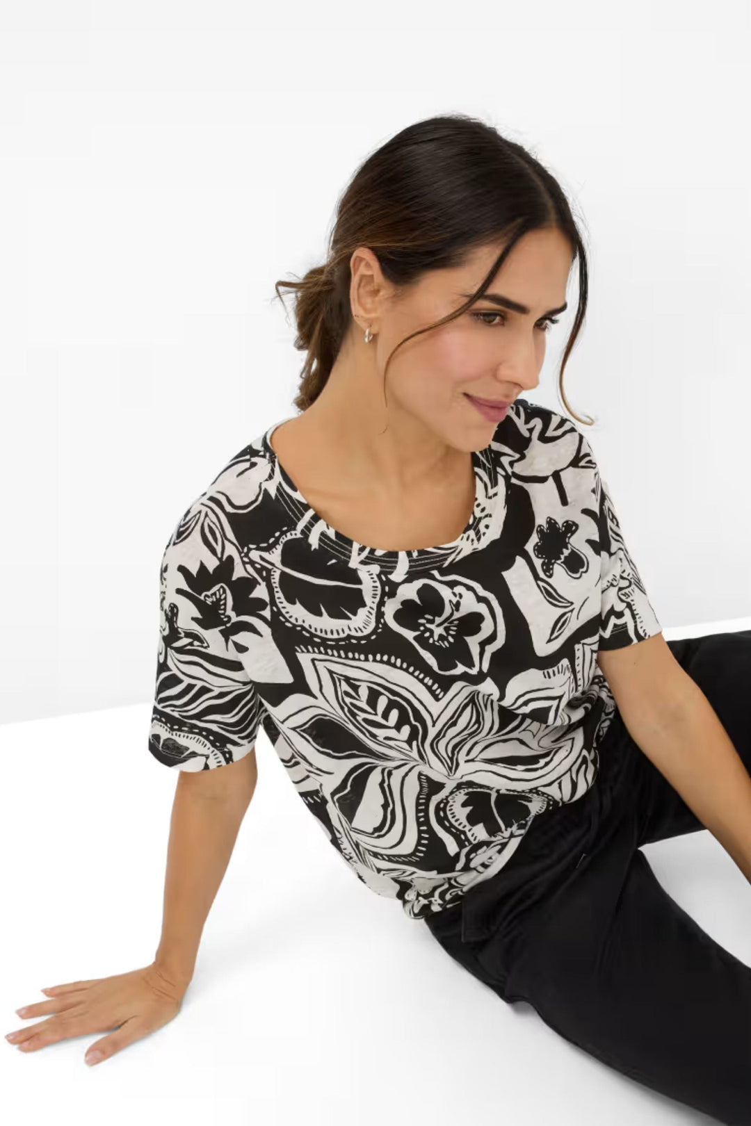 BRAX TOP CANDICE TEE - 36-7238