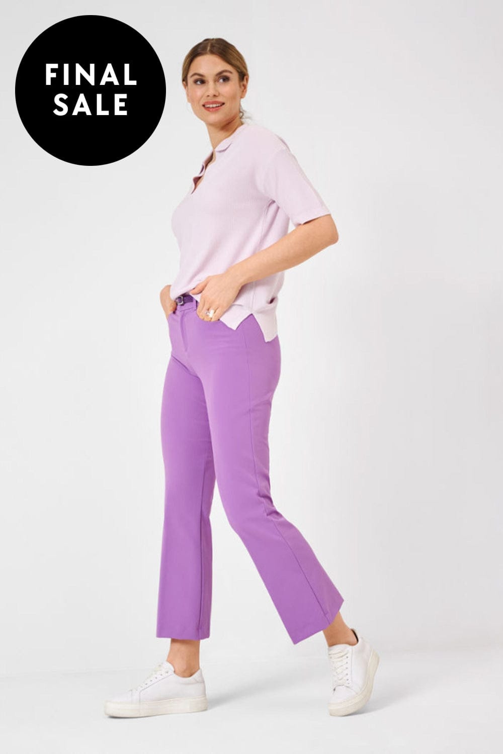 BRAX TOP LILIAN COLLAR TOP - 34-3118