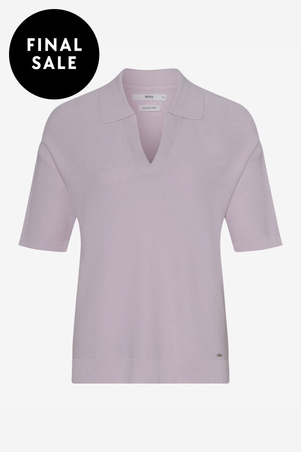 BRAX TOP LILIAN COLLAR TOP - 34-3118