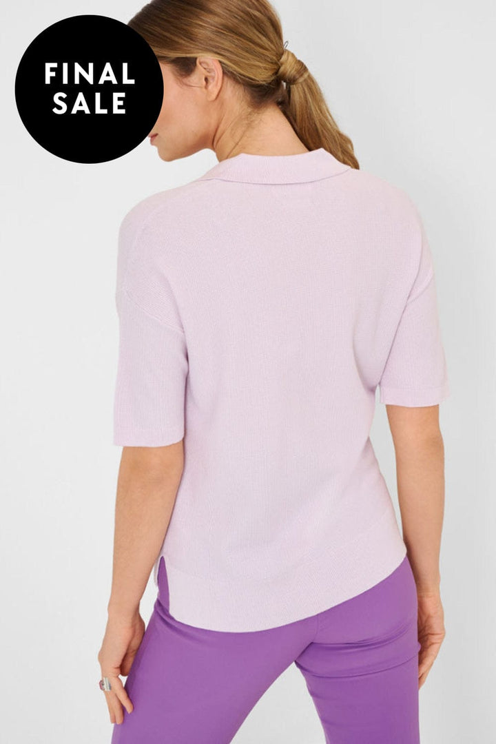 BRAX TOP LILIAN COLLAR TOP - 34-3118