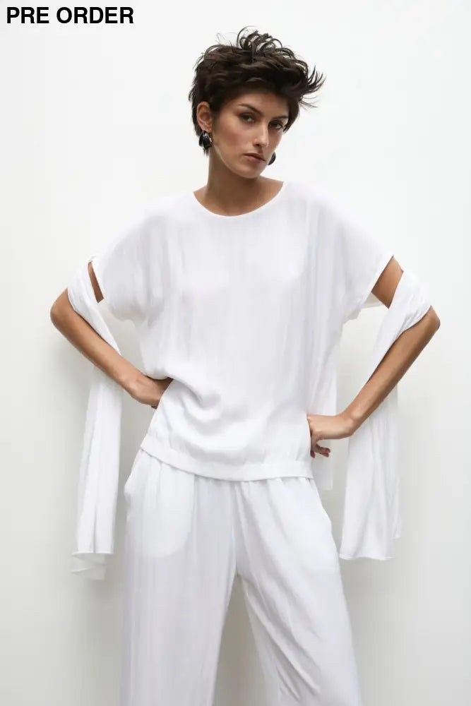 BREEZE WRAP - F676700 WHITE SCARF