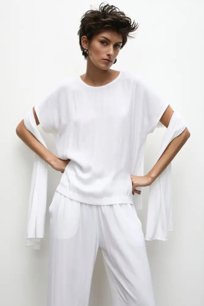 BREEZE WRAP - F676700 WHITE SCARF