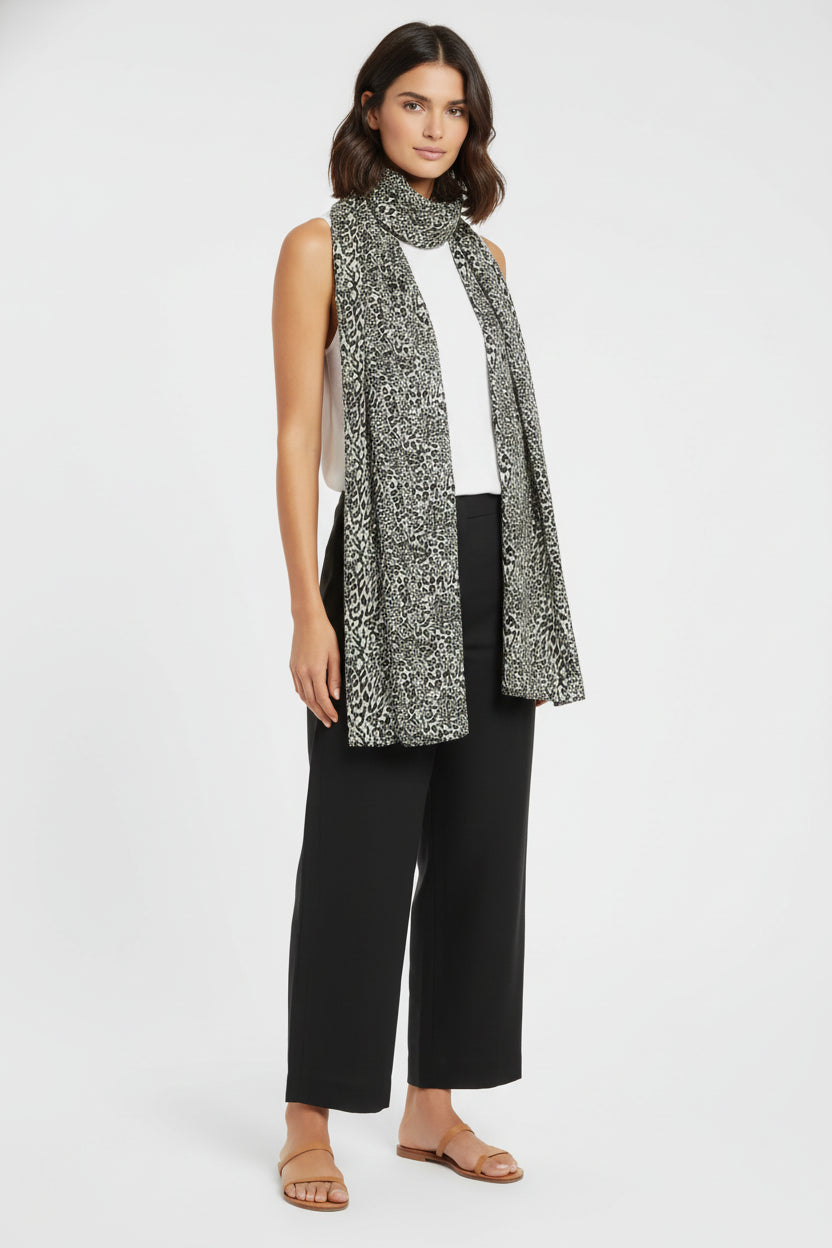 BREEZE WRAP - F8526700 ANIMALIA SCARF