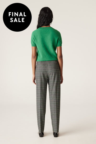 BRUSHED PURE CASHMERE TEE - CAW24120 TOP