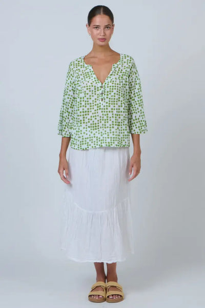 BUTTON UP TOP - P115 TOP