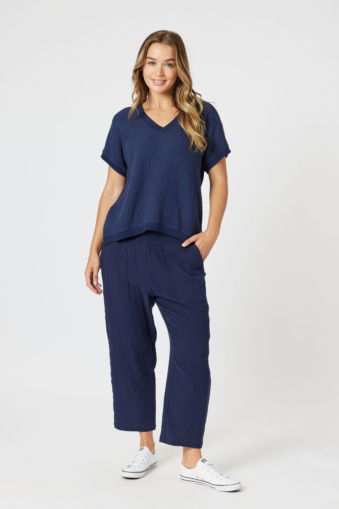 THREADZ PANTS BYRON COTTON 7/8 PANT - 45977T