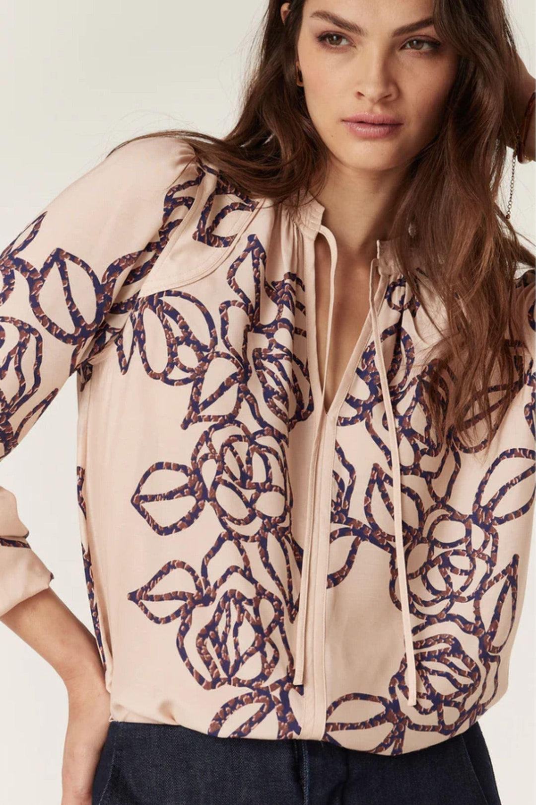 CABLE BLOUSE BLOOM BLOUSE - CAW26213