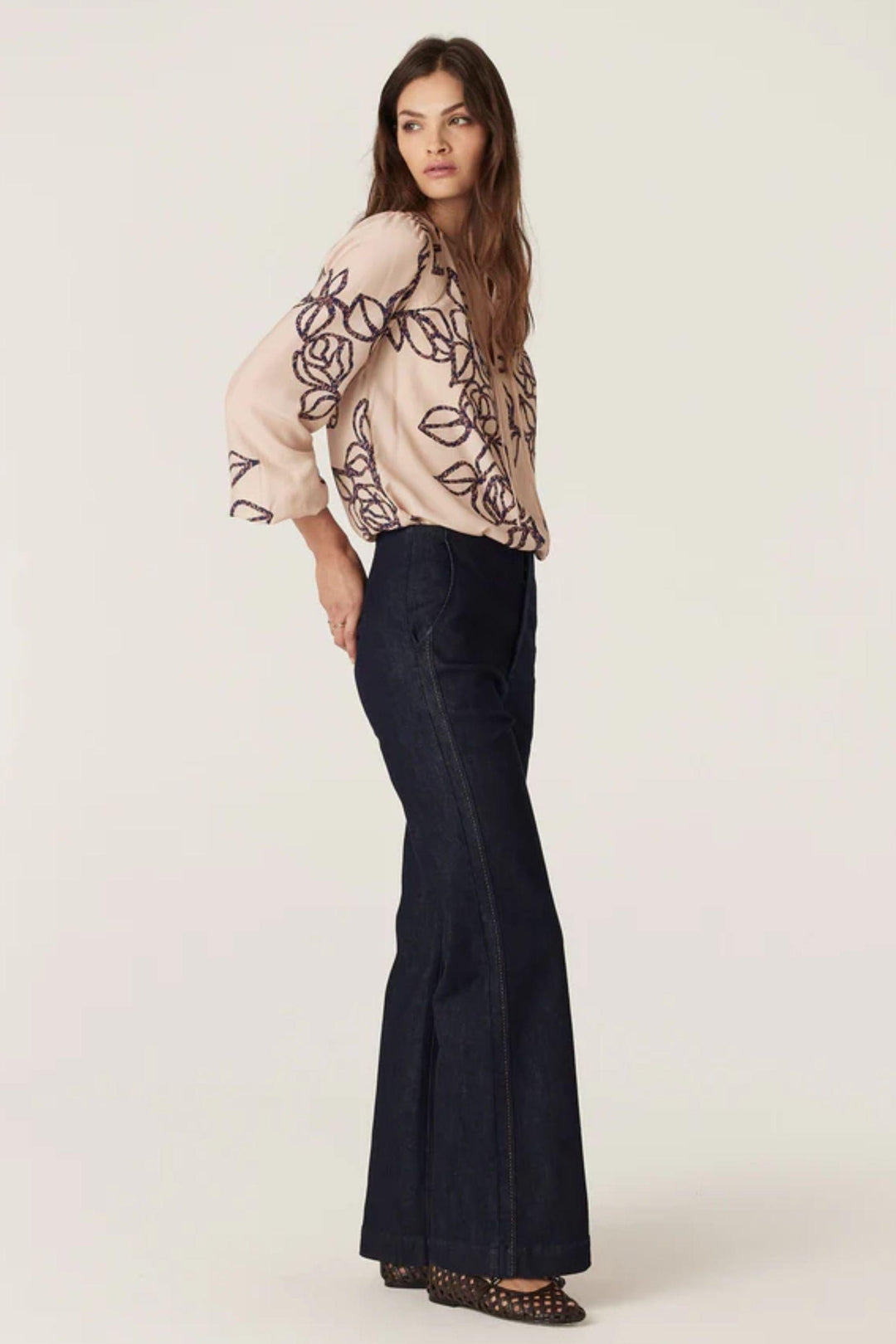 CABLE BLOUSE BLOOM BLOUSE - CAW26213