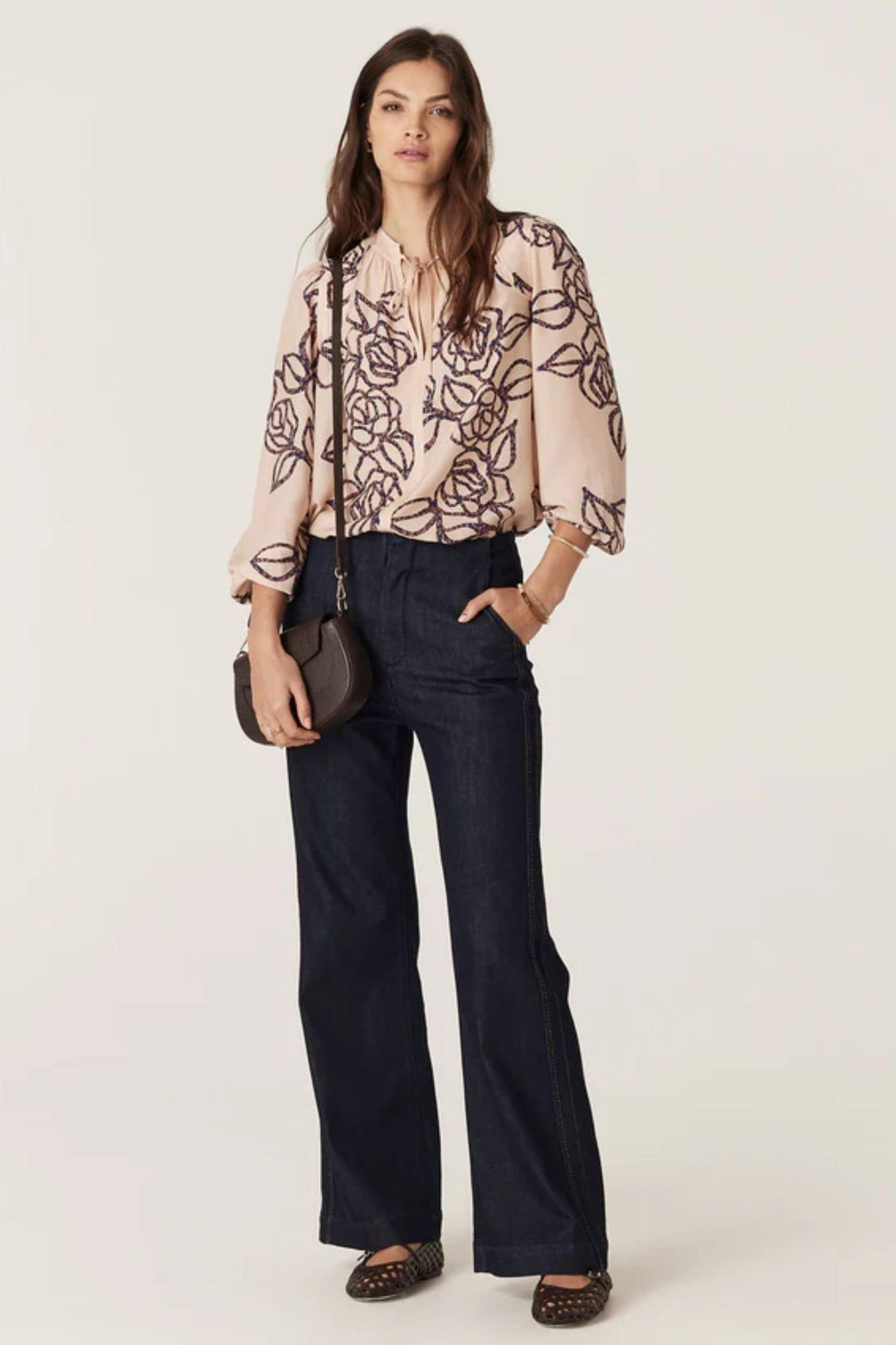 CABLE BLOUSE BLOOM BLOUSE - CAW26213
