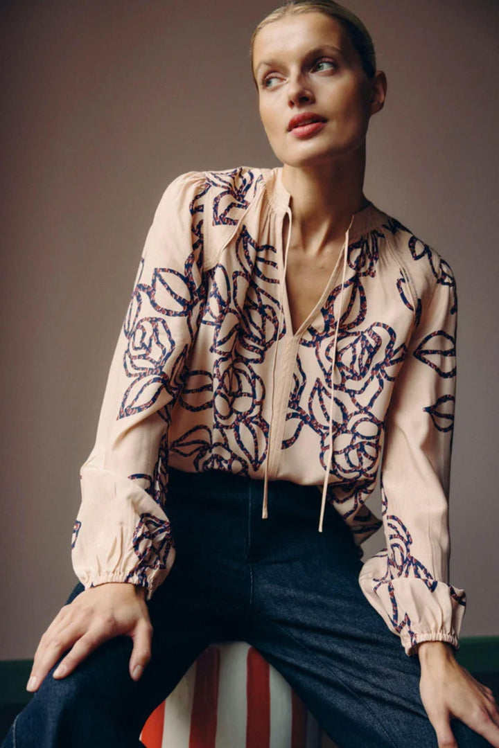 CABLE BLOUSE BLOOM BLOUSE - CAW26213
