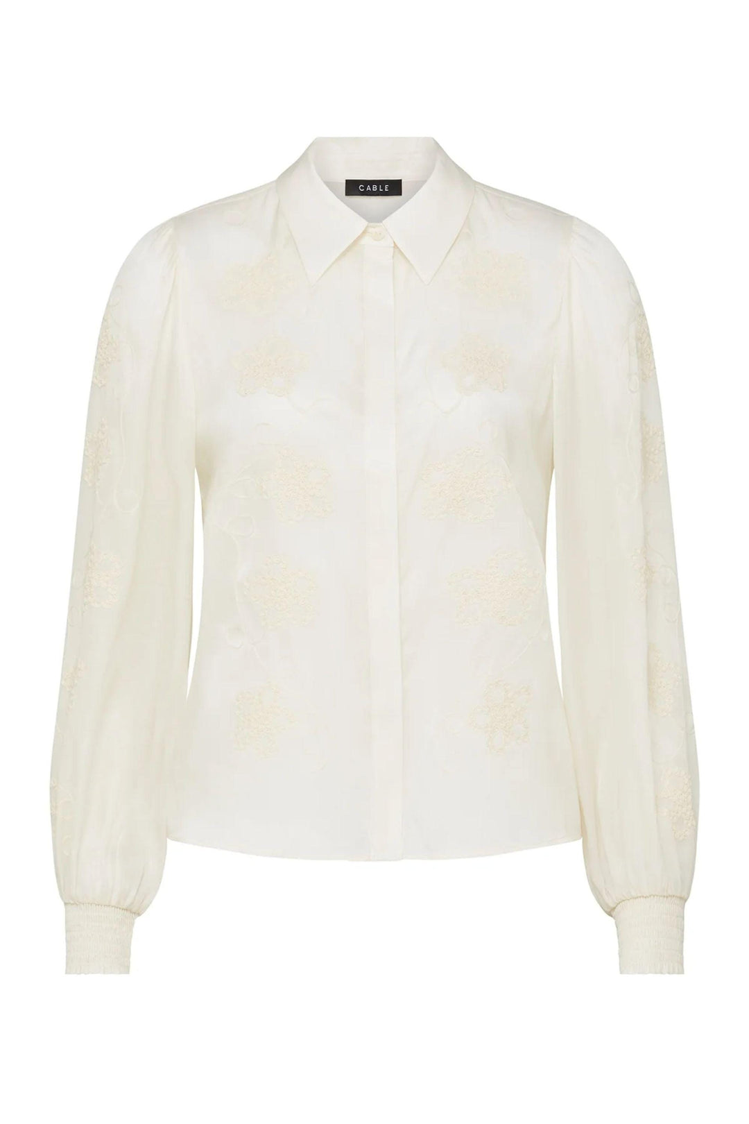 CABLE BLOUSE FAITH EMBROIDERED BLOUSE - CSS26572