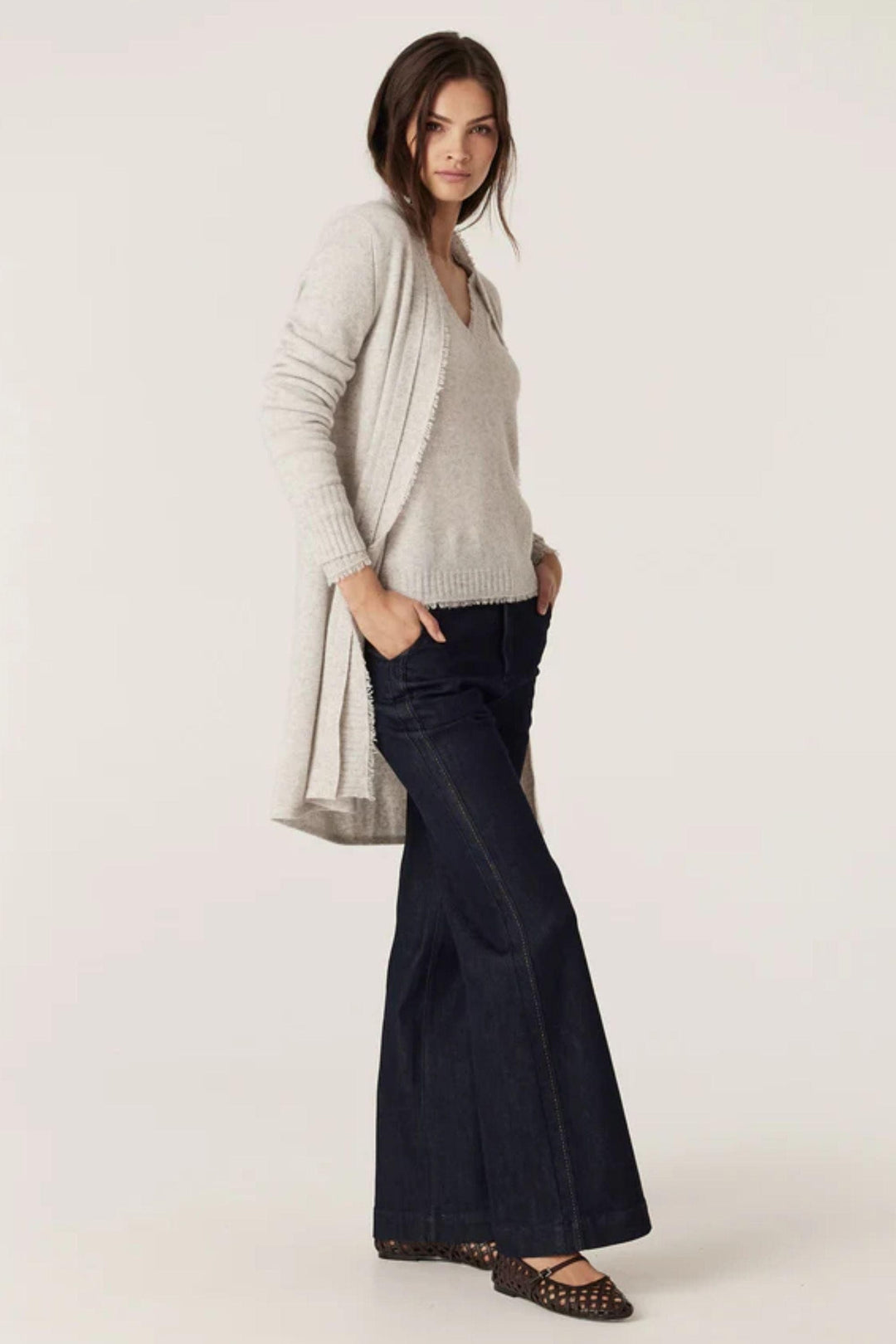 CABLE CARDIGAN CASHWOOL AURA CARDIGAN - CAW26118