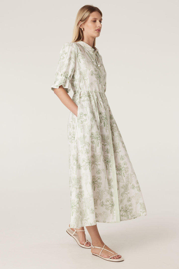 CABLE DRESS AVONDALE LINEN DRESS - CSS25356