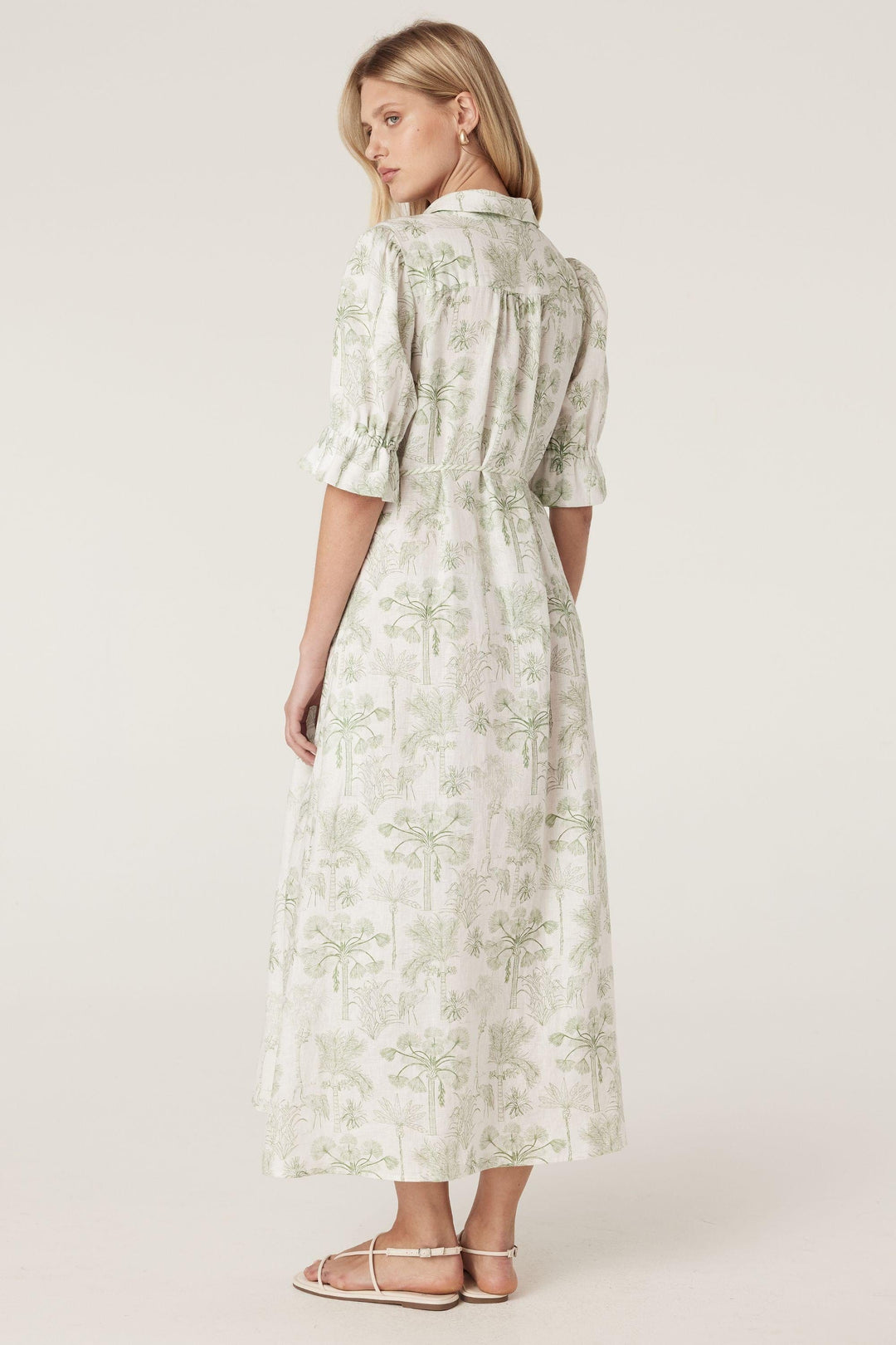 CABLE DRESS AVONDALE LINEN DRESS - CSS25356
