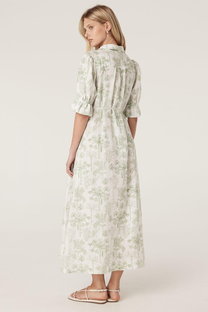 CABLE DRESS AVONDALE LINEN DRESS - CSS25356