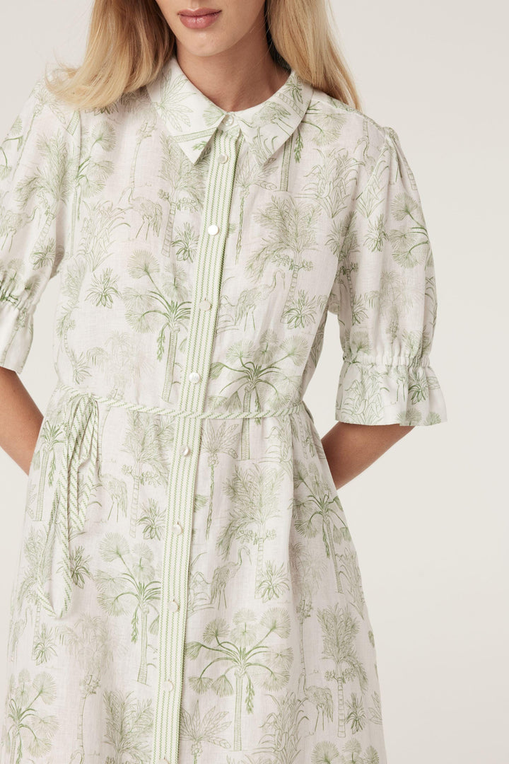 CABLE DRESS AVONDALE LINEN DRESS - CSS25356