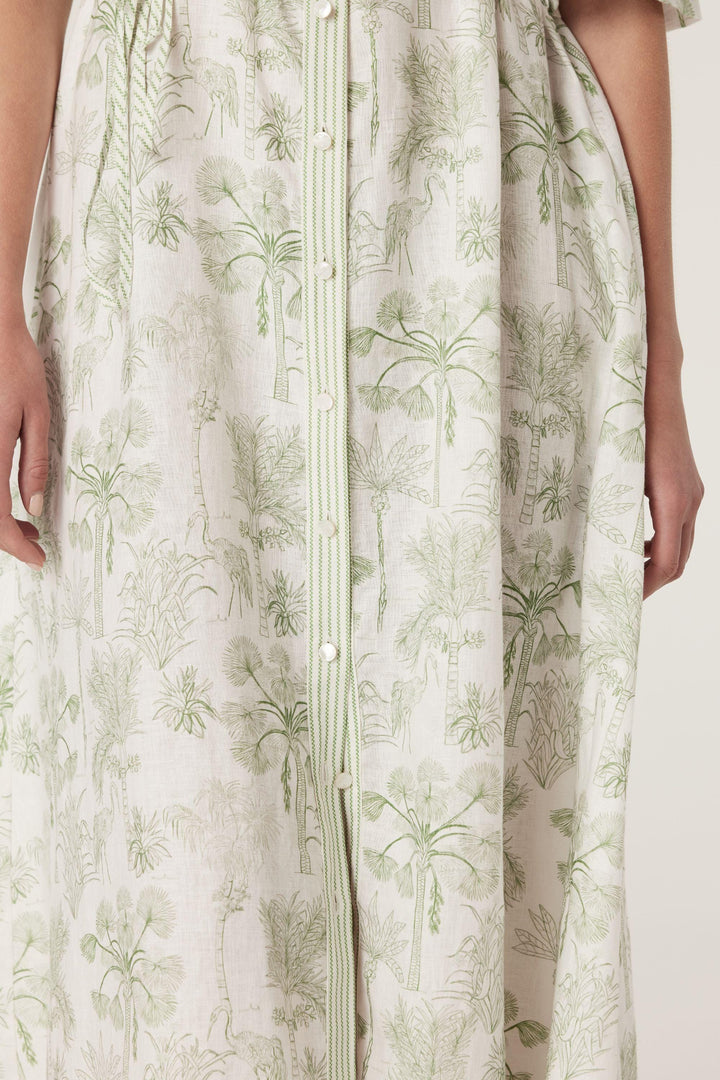 CABLE DRESS AVONDALE LINEN DRESS - CSS25356