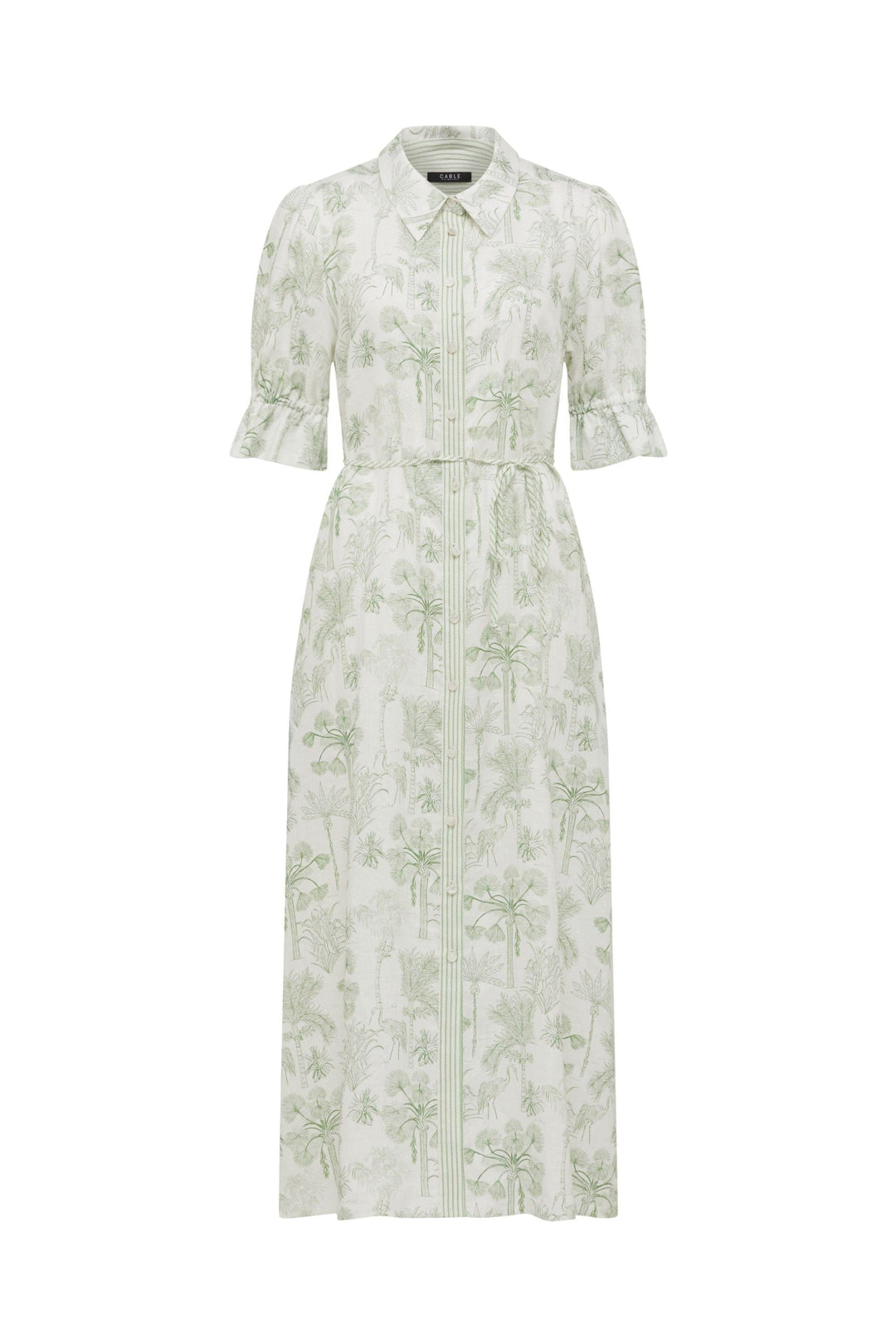 CABLE DRESS AVONDALE LINEN DRESS - CSS25356