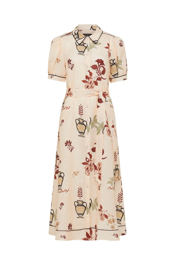 CABLE DRESS AVONDALE LINEN DRESS - CSS26598
