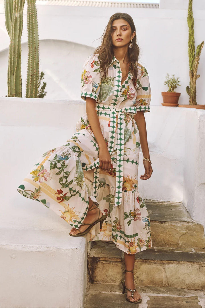 CABLE DRESS EVITA MAXI DRESS - CSS26652