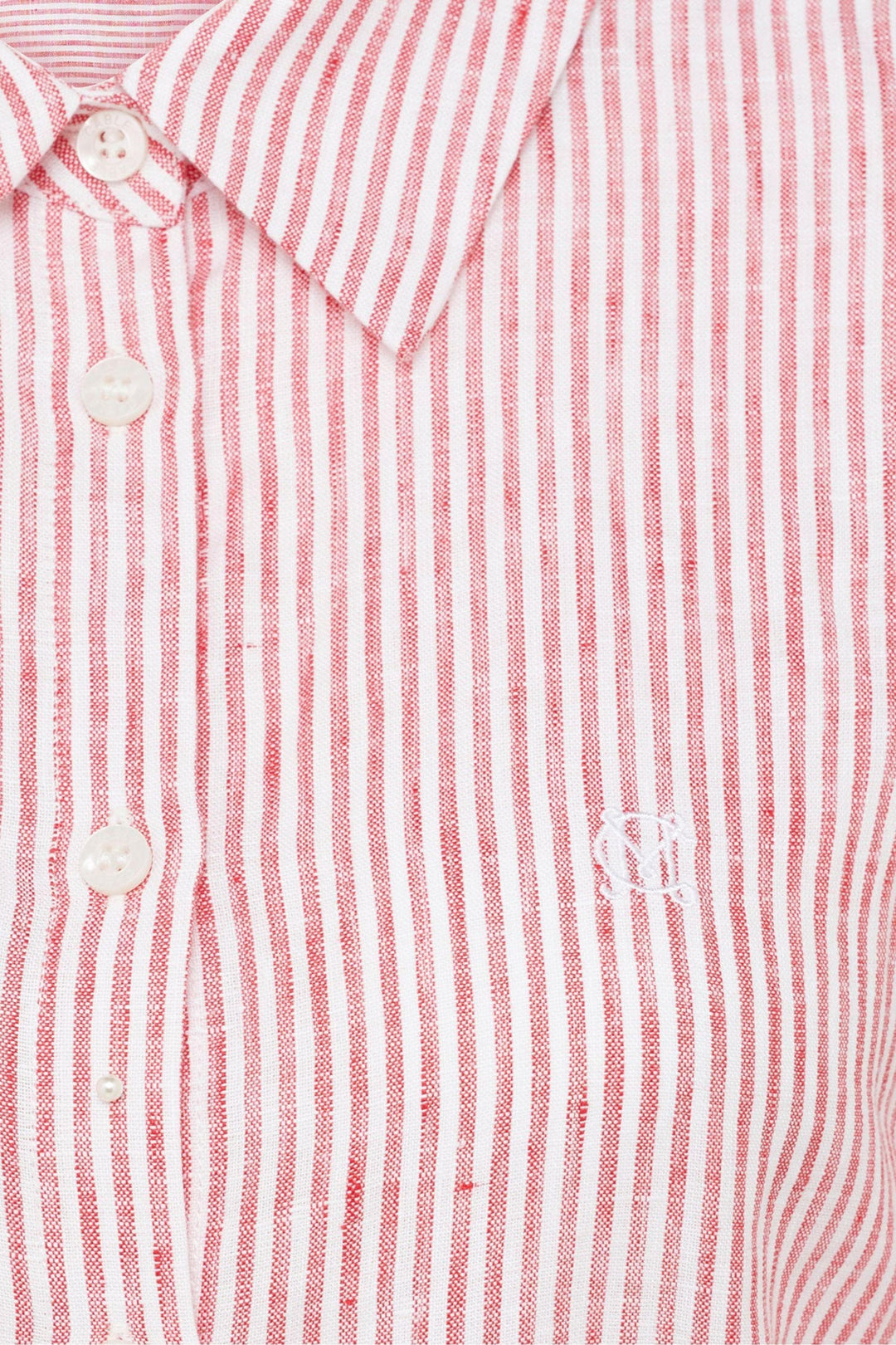 CABLE DRESS PURE LINEN TIE SHIRT DRESS - CSS26661