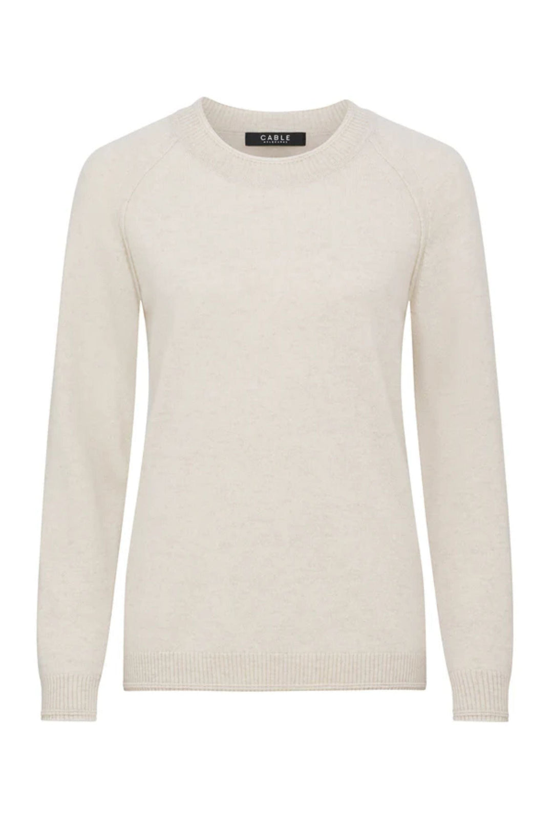 CABLE JUMPER CASHMERE CREW JUMPER - CAW25163