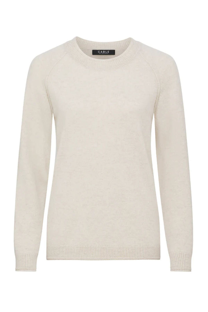 CABLE JUMPER CASHMERE CREW JUMPER - CAW25163